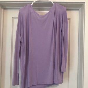 Lavender Pico Shirt - Size Large